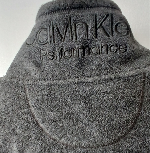 Calvin Klein Performance Dry women's XL black fleece jacket - Picture 6 of 8
